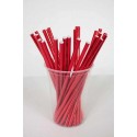 Papirna Slamčica - Crvena Sjajna 20cm