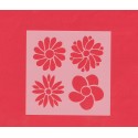Stencil - Cvjetovi (oblici latica cvijeća)