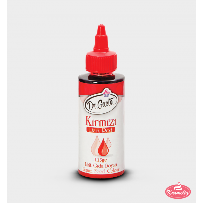 Dr. Gusto Jestiva Tečna Boja 115ml - Crvena