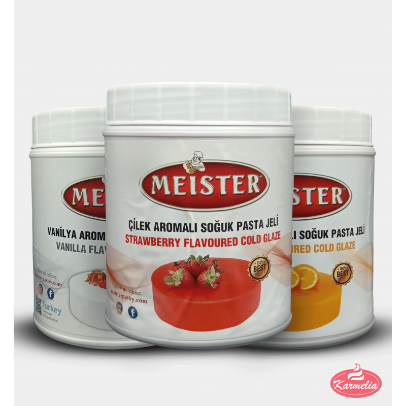 Meister Mirror Hladna Glazura 1kg - Jagoda