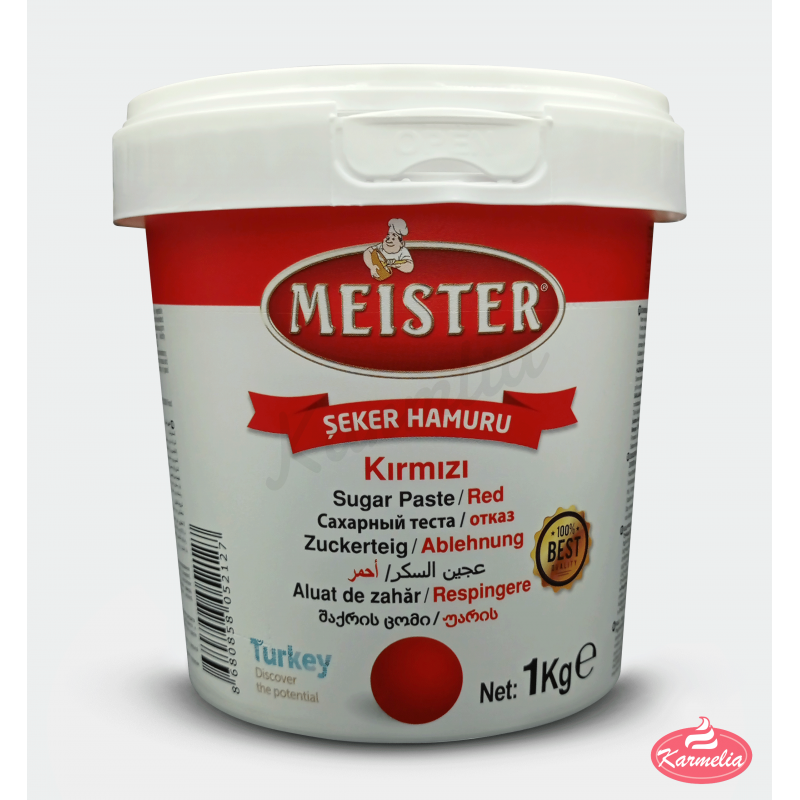 Meister Fondan 1kg - Crveni