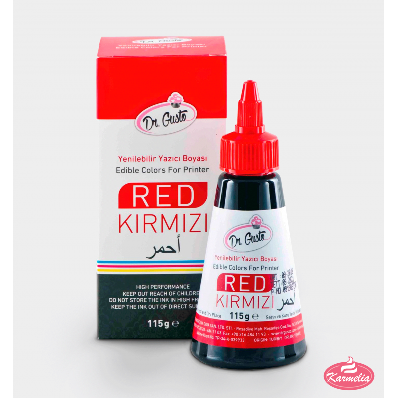 Dr. Gusto Boja Za Printere 115ml - Crvena