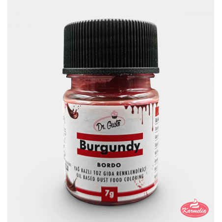 Dr. Gusto Jestiva Boja Za Čokoladu i Makaronse (macaronse) 7g - Bordo