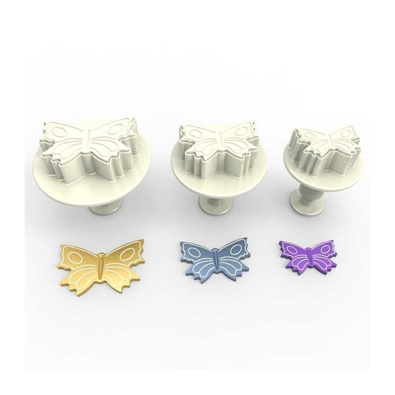 Veliki Set Utiskivača - Oblik Leptira (plastika)