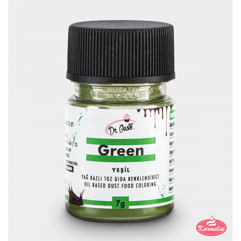 Dr. Gusto Jestiva Boja Za Čokoladu i Makaronse (macaronse) 7g - Zelena