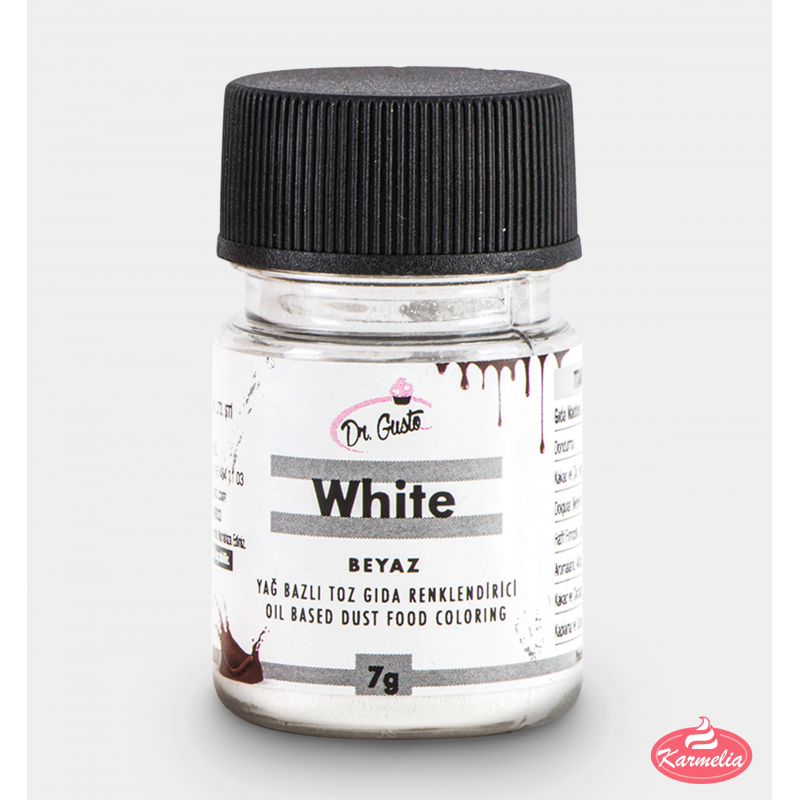 Dr. Gusto Jestiva Boja Za Čokoladu i Makaronse (macaronse) 7g - Bijela