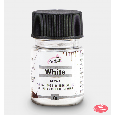 Dr. Gusto Jestiva Boja Za Čokoladu i Makaronse (macaronse) 7g - Bijela