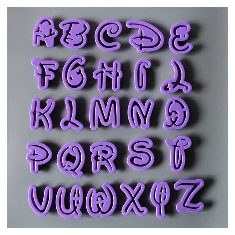 Set Sjekača Za Disney Slova 26Kom-4,5cm