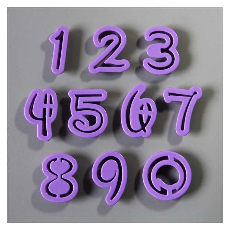 Set Sjekača Za Disney Brojeve 10Kom-4,8cm