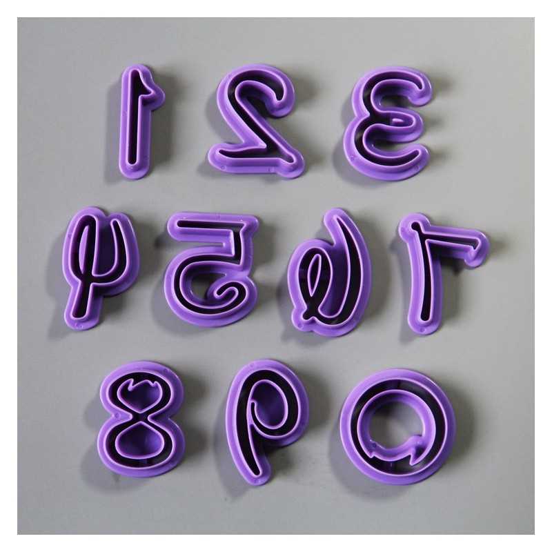 Set Sjekača Za Disney Brojeve 10Kom-4,8cm