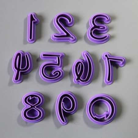 Set Sjekača Za Disney Brojeve 10Kom-4,8cm