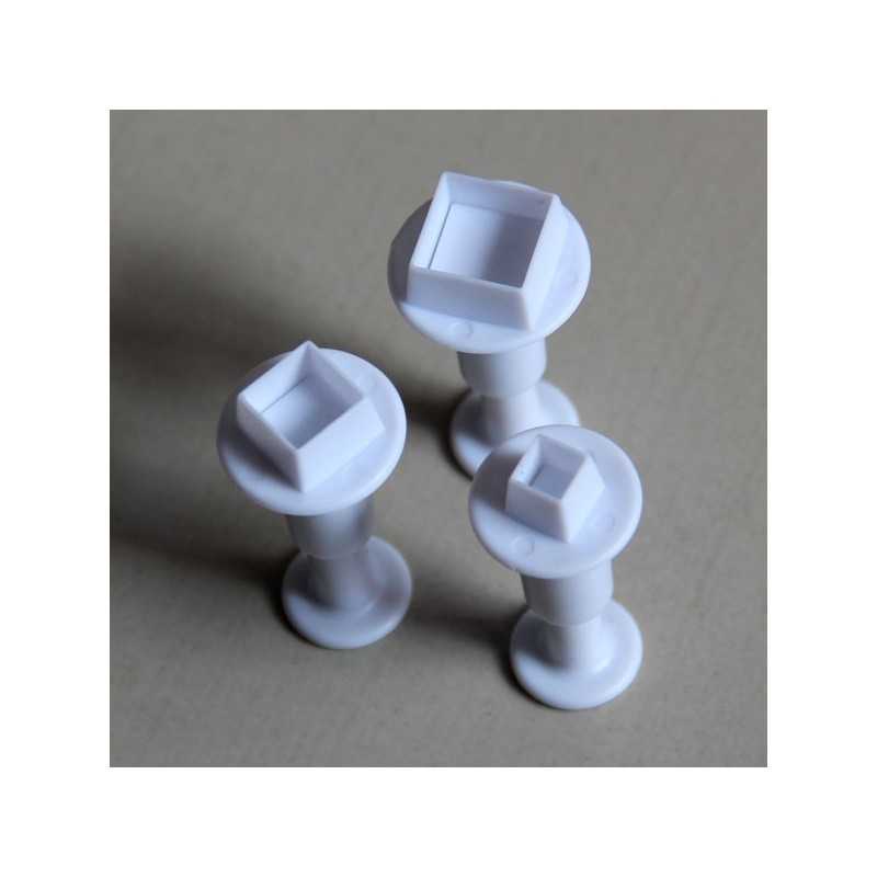 Mali set utiskivača za fondan-kocka 3u1