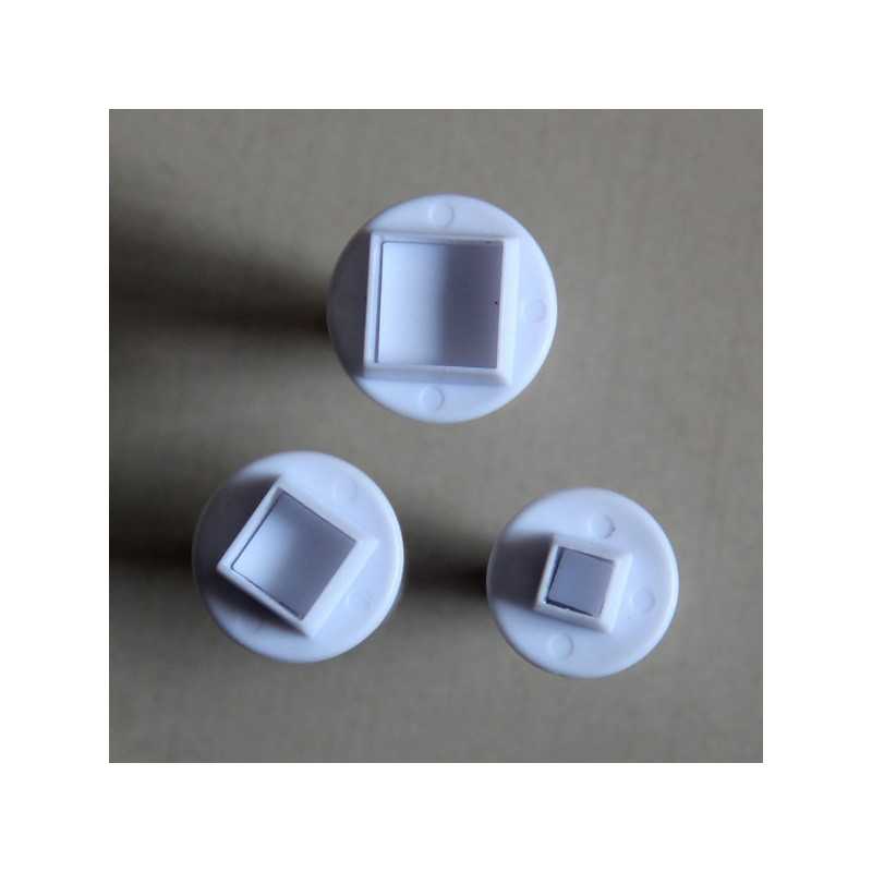 Mali set utiskivača za fondan-kocka 3u1