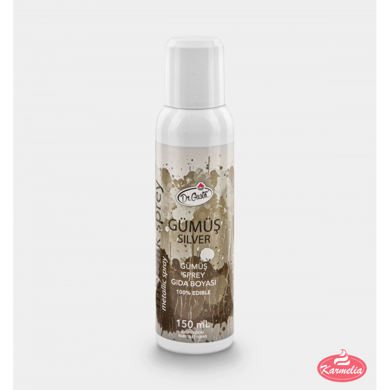 Dr. Gusto Jestiva Boja u Spreju 150ml - Srebrena