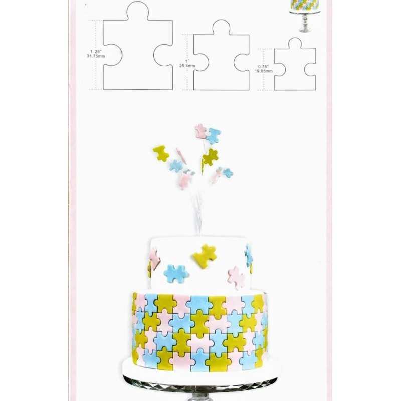 Plastični Sjekač 3kom- Puzzle