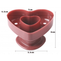 Plastični Kalup/ Sjekač Za Donuts - Srce