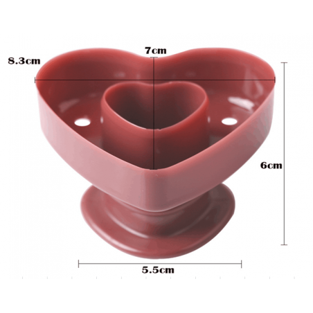 Plastični Kalup/ Sjekač Za Donuts - Srce