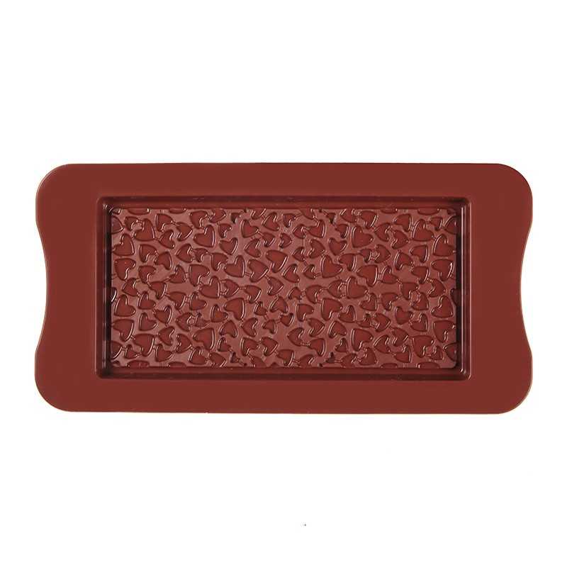 Silikonski Kalup Za Čokoladu - Oblici Srca (tabla)