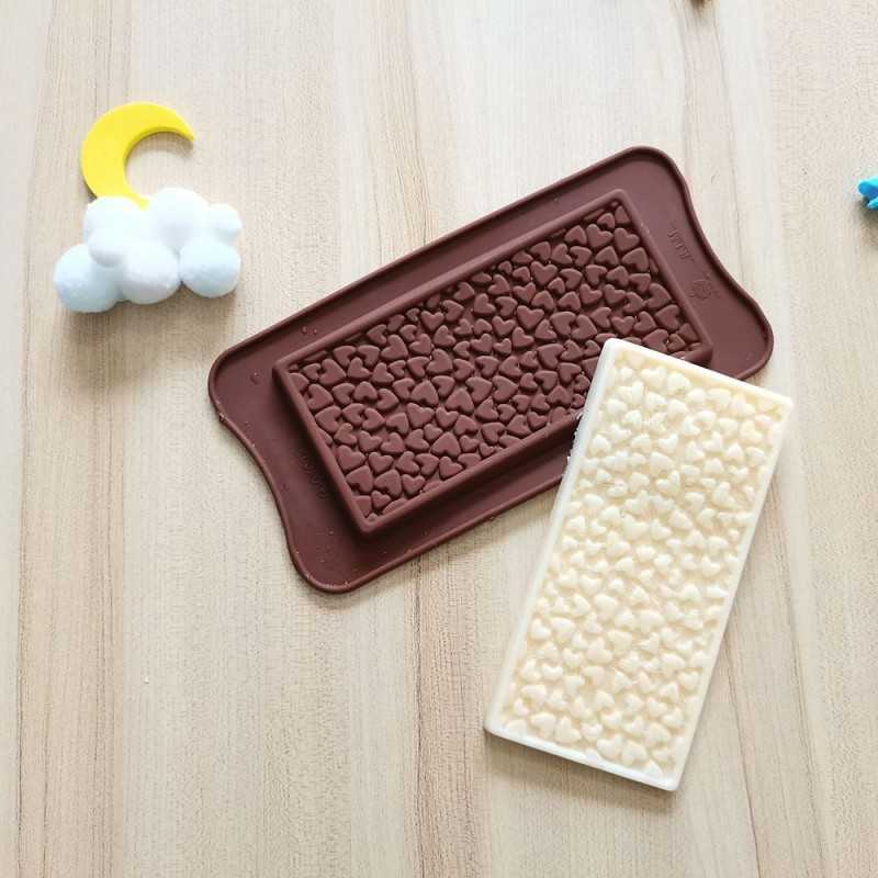 Silikonski Kalup Za Čokoladu - Oblici Srca (tabla)