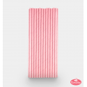 Papirne slamčice baby roze