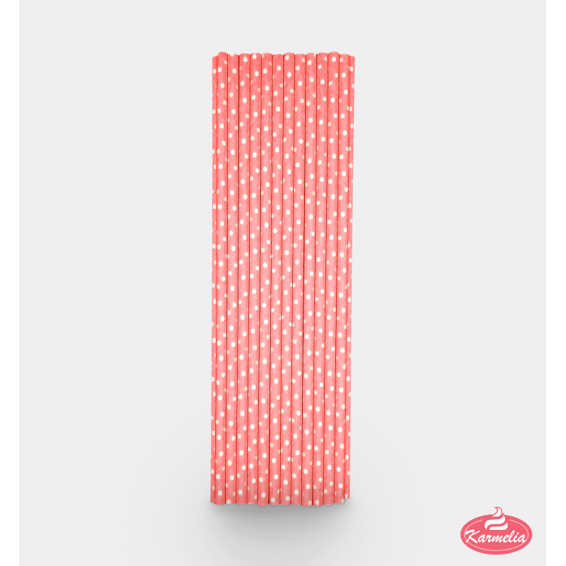 Papirne Slamčice - Roze Sa Tufnama 26cm