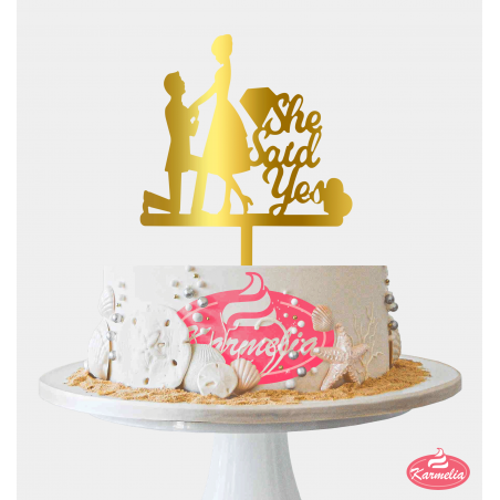 Topper Mladenci "She Said "Yes"" - Zlatni