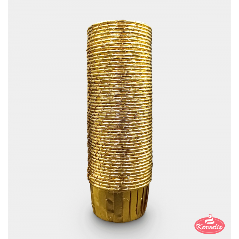 Korpice Za Muffine 50kom 5cm - Zlatne