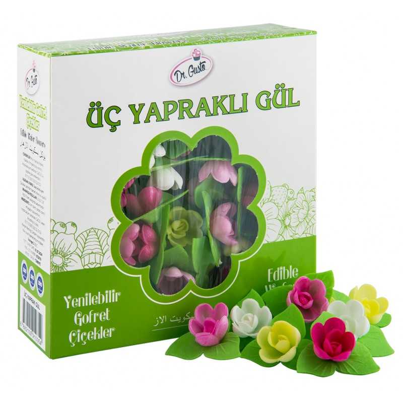 Dr. Gusto Jestivo Ukrasno Cvijeće - Ruža Sa 3 Lista