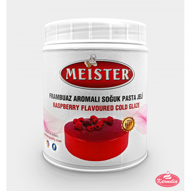 Meister Mirror Hladna Glazura 1kg - Malina