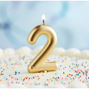 Rođendanska Svijeća Zlatna No.2