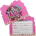 Party Pozivnica Lol Surprise 10 Kom