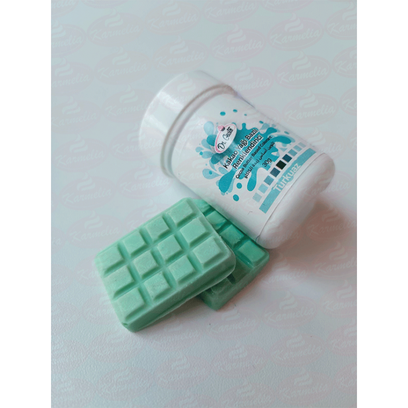 Dr. Gusto Boja Za Čokoladu (na bazi kakao masla) 30g - Tirkizna