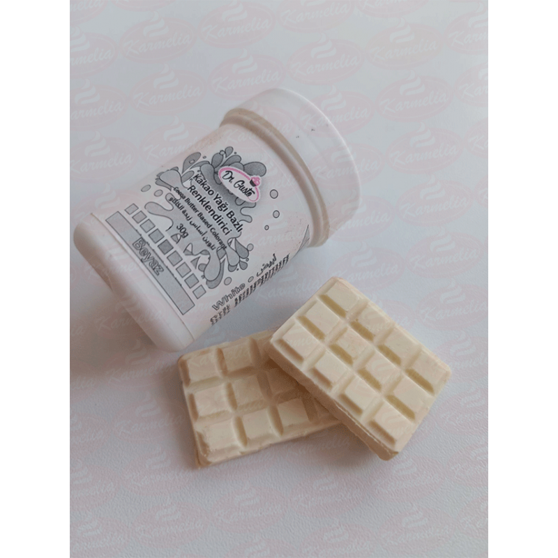 Dr. Gusto Boja Za Čokoladu (na bazi kakao masla) 30g - Bijela