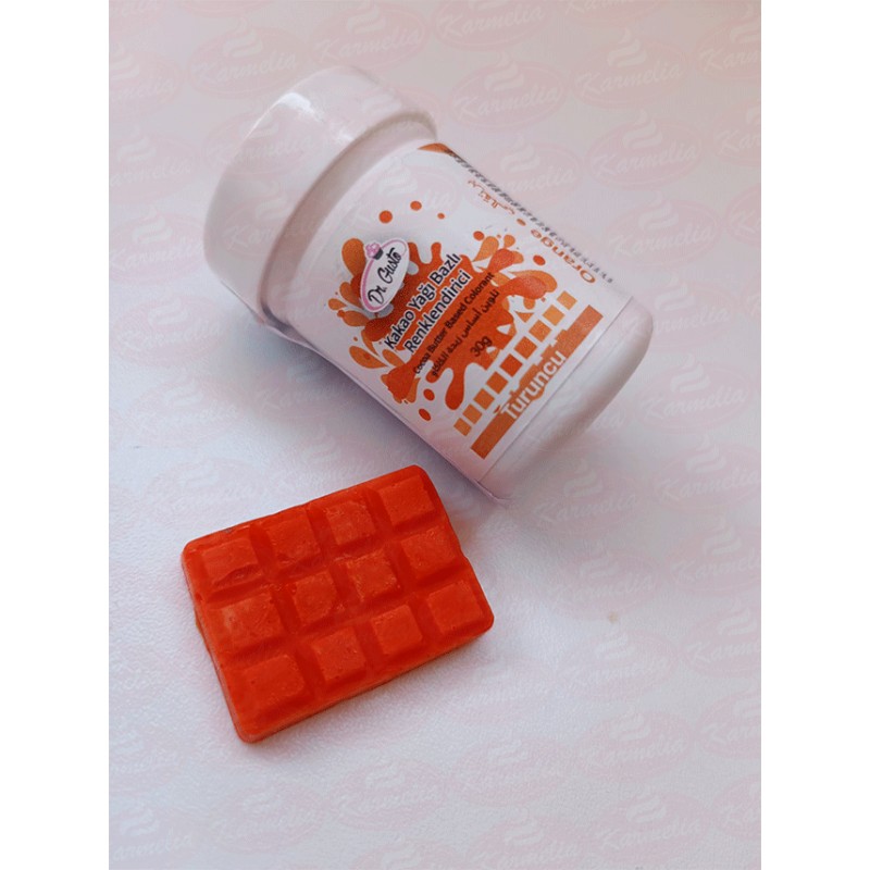 Dr. Gusto Boja Za Čokoladu (na bazi kakao masla) 30g - Narandžasta