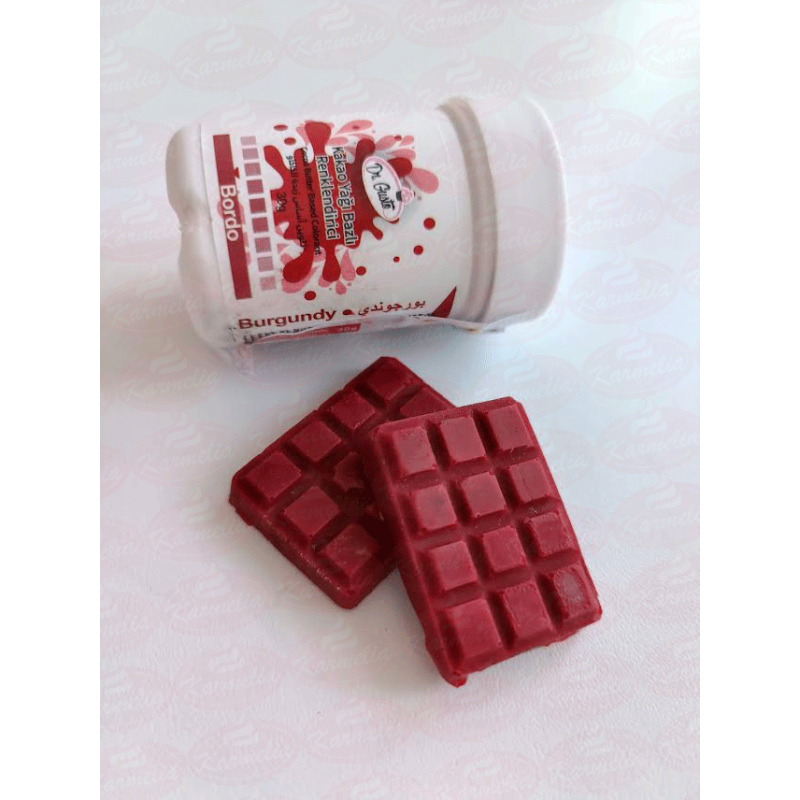 Dr. Gusto Boja Za Čokoladu (na bazi kakao masla) 30g - Bordo