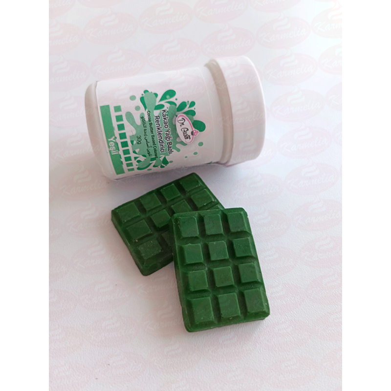 Dr. Gusto Boja Za Čokoladu (na bazi kakao masla) 30g - Zelena