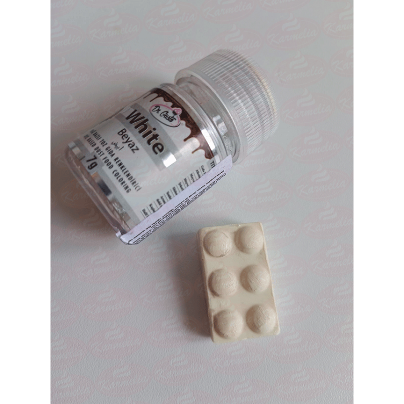 Dr. Gusto Jestiva Boja Za Čokoladu i Makaronse (macaronse) 7g - Bijela