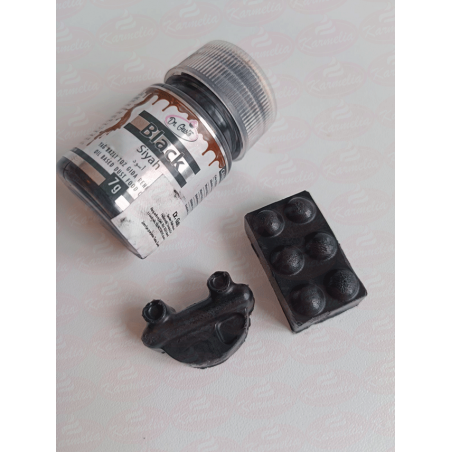 Dr. Gusto Jestiva Boja Za Čokoladu i Makaronse (macaronse) 7g - Crna