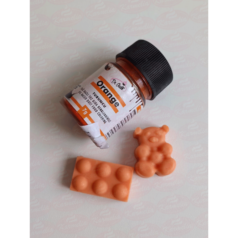 Dr. Gusto Jestiva Boja Za Čokoladu i Makaronse (macaronse) 7g - Narandžasta