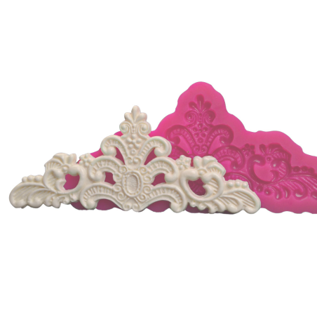 Cesil silikonski kalup oblik Kruna Princeze 21,5x9cm