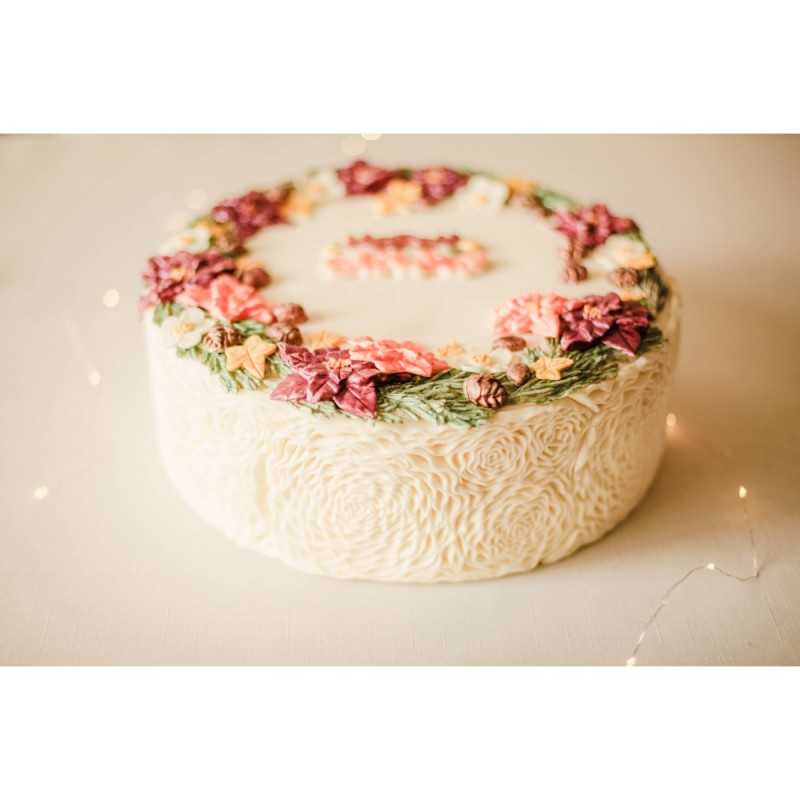 Cesil silikonski kalup oblik Cvijeće 16x10cm