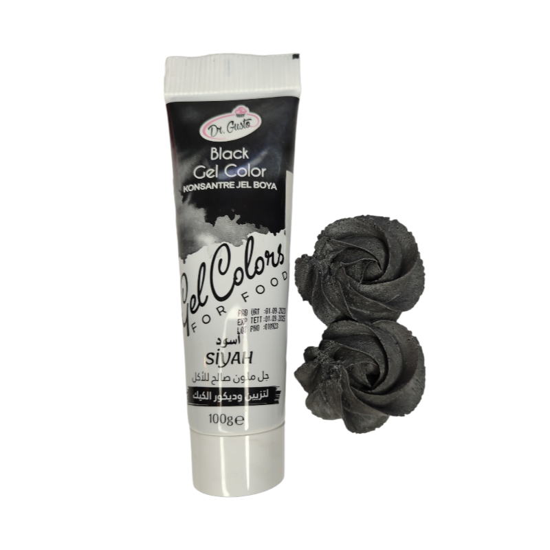 Dr. Gusto Jestiva Gel Boja 100g - Crna