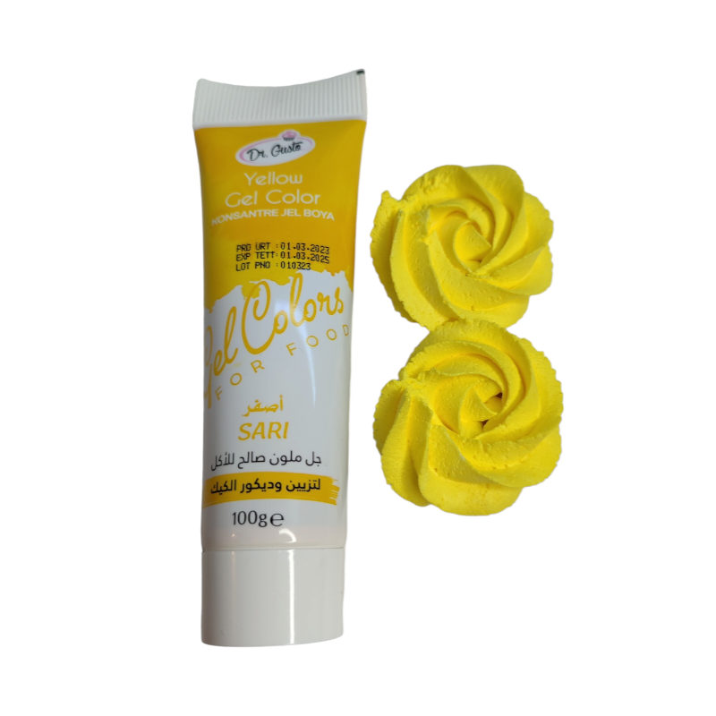 Dr. Gusto Jestiva Gel Boja 100g - Žuta