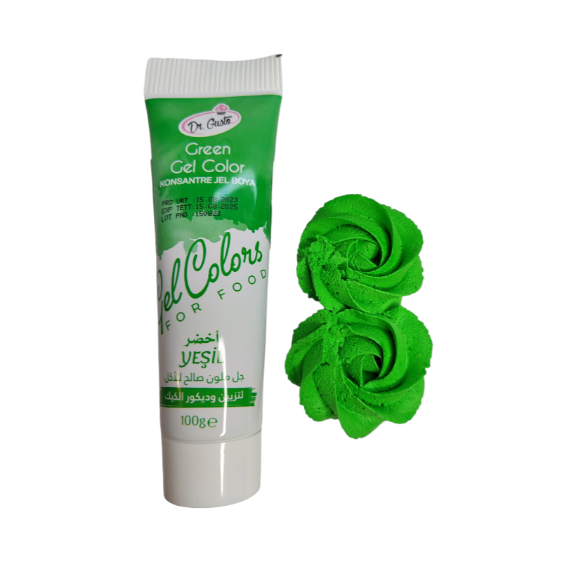 Dr. Gusto Jestiva Gel Boja 100g - Zelena
