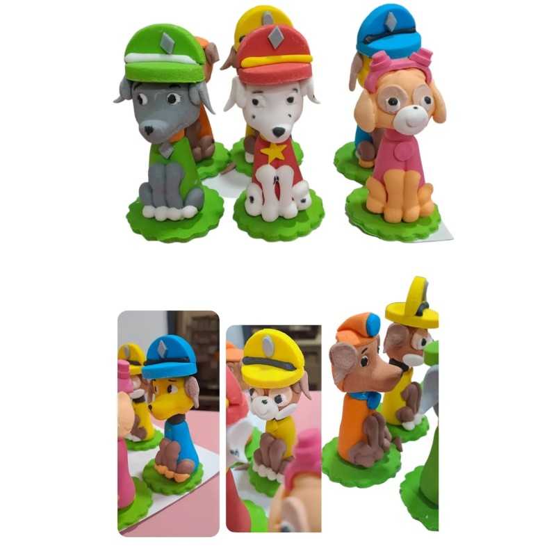 Velike Kuce (Psići) komplet 1/1 Fondan figura