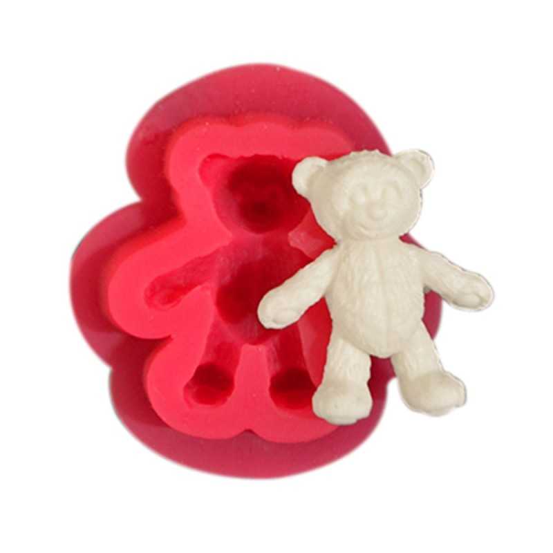Silikonski kalup Cesil medvjedić 3x3,5cm