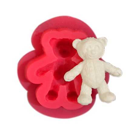 Silikonski kalup Cesil medvjedić 3x3,5cm