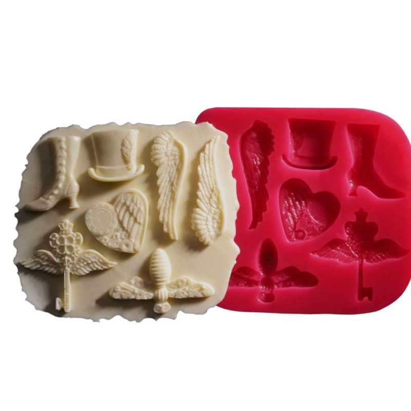 Cesil silikonski kalup Magija set 10x9cm