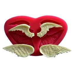 Cesil silikonski kalup krila anđela 11x6,5cm