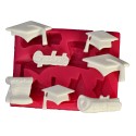 Cesil silikonski kalup Matura/diploma set 9x7cm